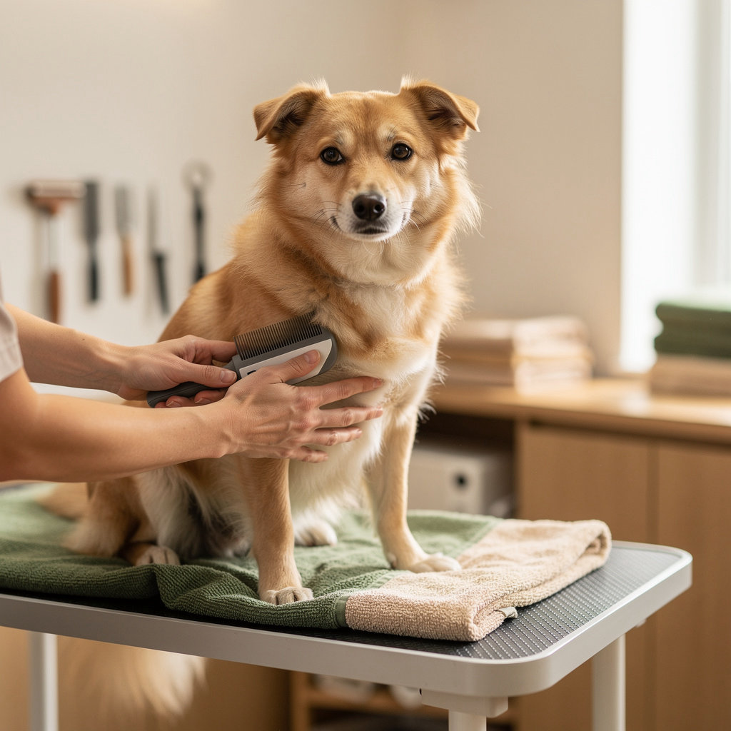 Happy Paws Grooming Denver - gentle dog grooming for anxious and nervous pets with patient, caring handling